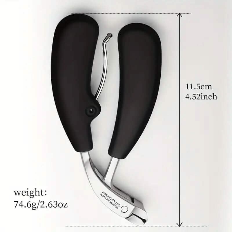 Modern Stainless Steel Nail Clipper with Concave Blade - A-1 Thread Vault