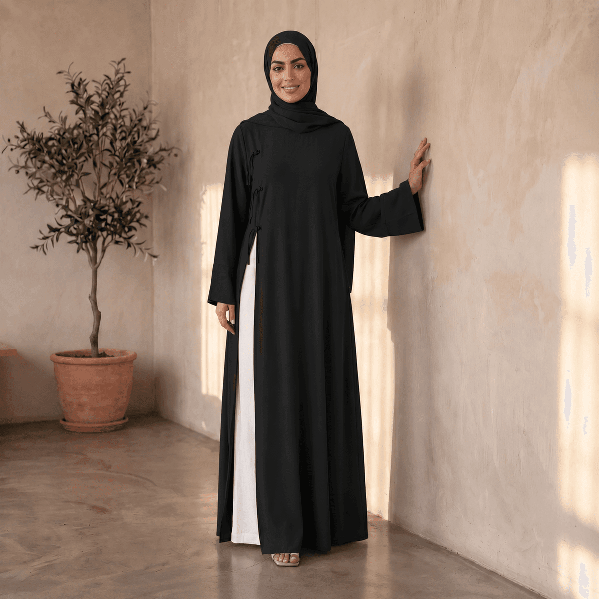Modest Nida Longline Tunic Top (MS420) - A-1 Thread Vault