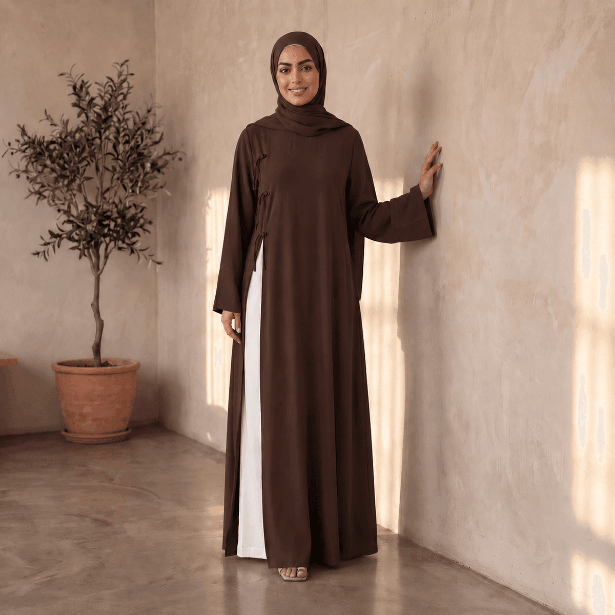 Modest Nida Longline Tunic Top (MS420) - A-1 Thread Vault