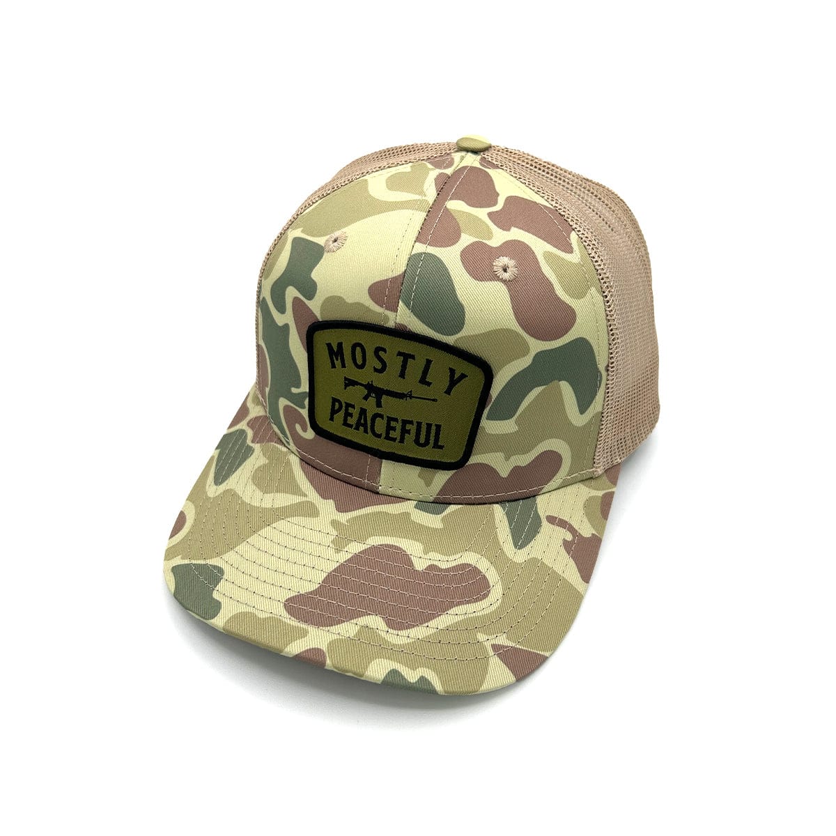 Mostly Peaceful Woven Patch Hat - A-1 Thread Vault
