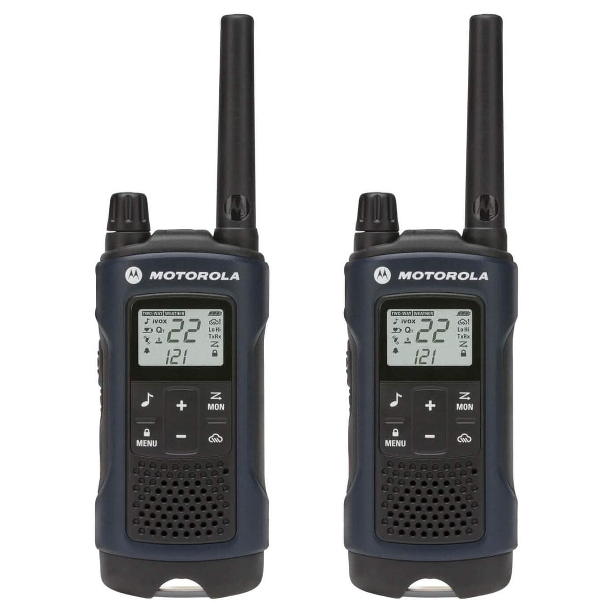 Motorola Solutions Talkabout T460 Rechargeable Two-Way Radio Pair - Dark Blue (Refurbished) - A-1 Thread Vault