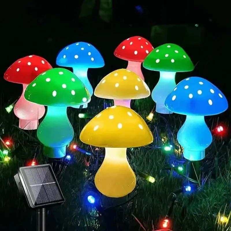 Multi-Color Changing LED Solar Mushroom Light - A-1 Thread Vault