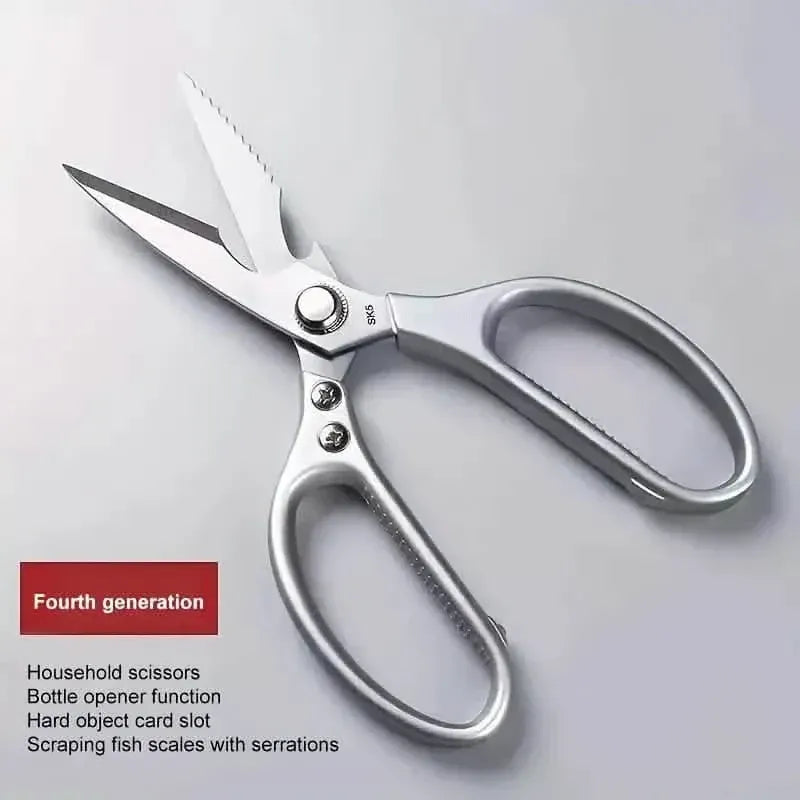 Multi-Function Heavy Duty Stainless Steel Sharp Kitchen Scissors - A-1 Thread Vault