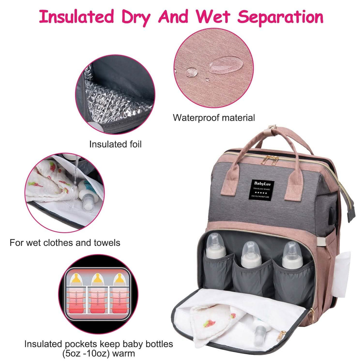 Multifunctional Diaper Bag Backpack - A-1 Thread Vault