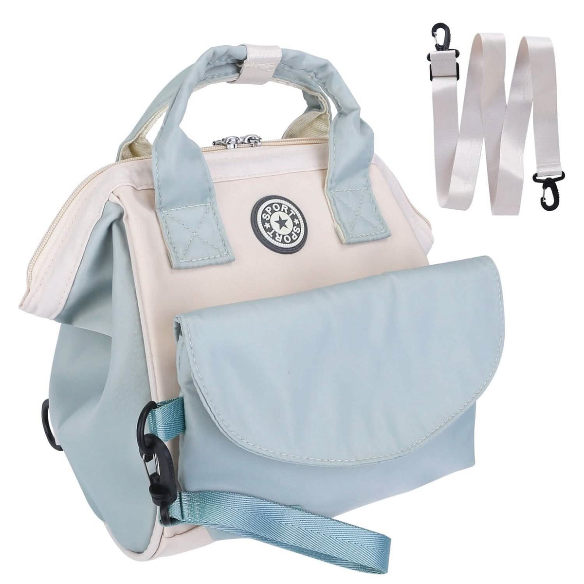 Multifunctional Diaper Changing Bag with 2 Insulated Pockets Commute Bag - A-1 Thread Vault