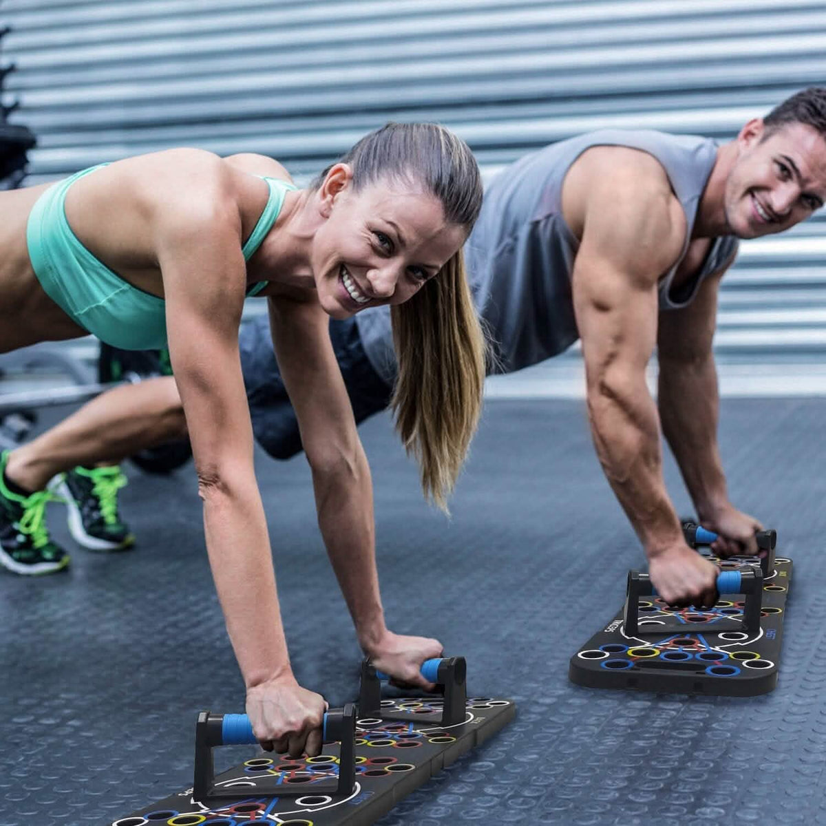 Multifunctional Push Up Board Home Strength Training Equipment with 15 Fitness Accessories - A-1 Thread Vault