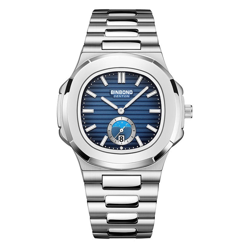 New Retro Steel Belt Quartz Watch Waterproof Leisure All-match - A-1 Thread Vault