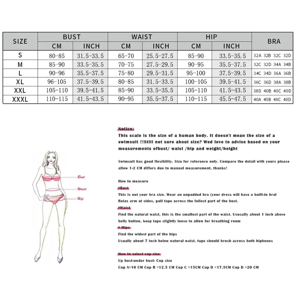 New Sexy Low Waist Bikini Set Print Swimwear Women Swimsuit Brazilian Strappy Halter Beachwear Bathing Suit biquini Female - A-1 Thread Vault