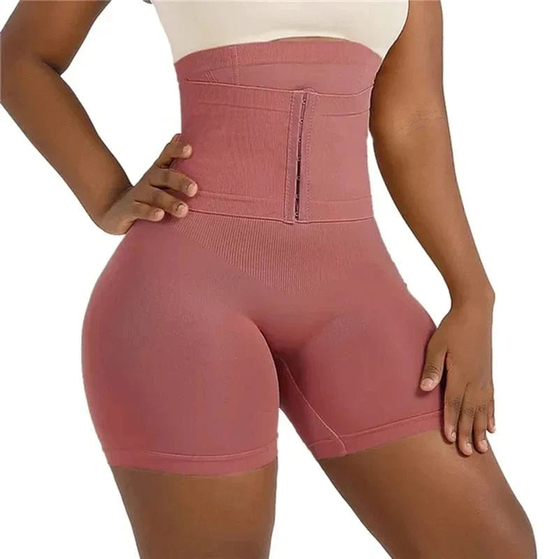 New Women Firm Tummy Control with Hook High Waist Trainer Body Shaper Butt Lifter Shapewear Panties Female Slimming Fajas Shorts - A-1 Thread Vault