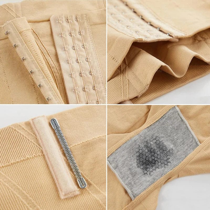 New Women Firm Tummy Control with Hook High Waist Trainer Body Shaper Butt Lifter Shapewear Panties Female Slimming Fajas Shorts - A-1 Thread Vault