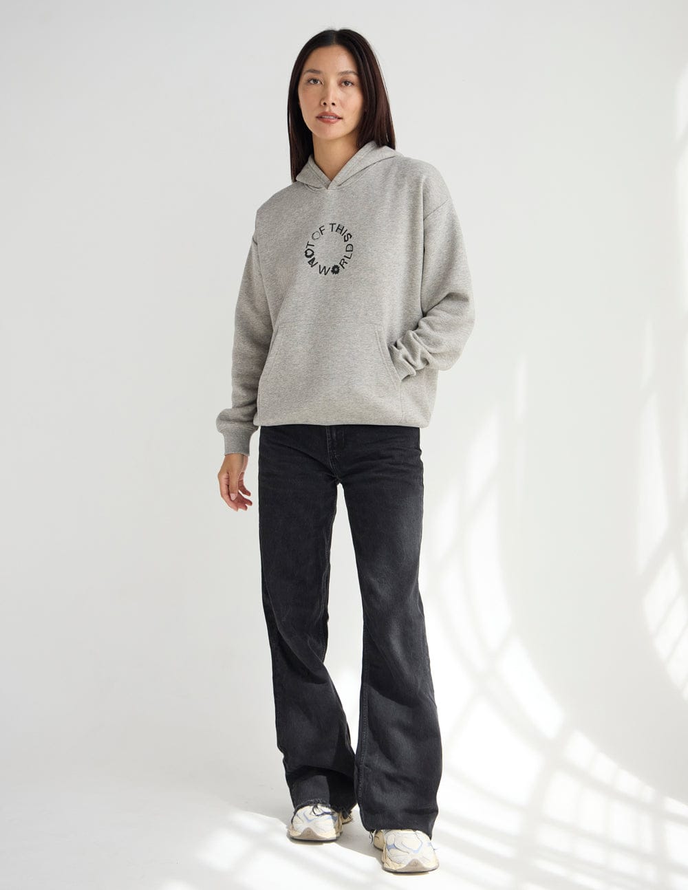 Not of This World Beige Unisex Hoodie - A-1 Thread Vault