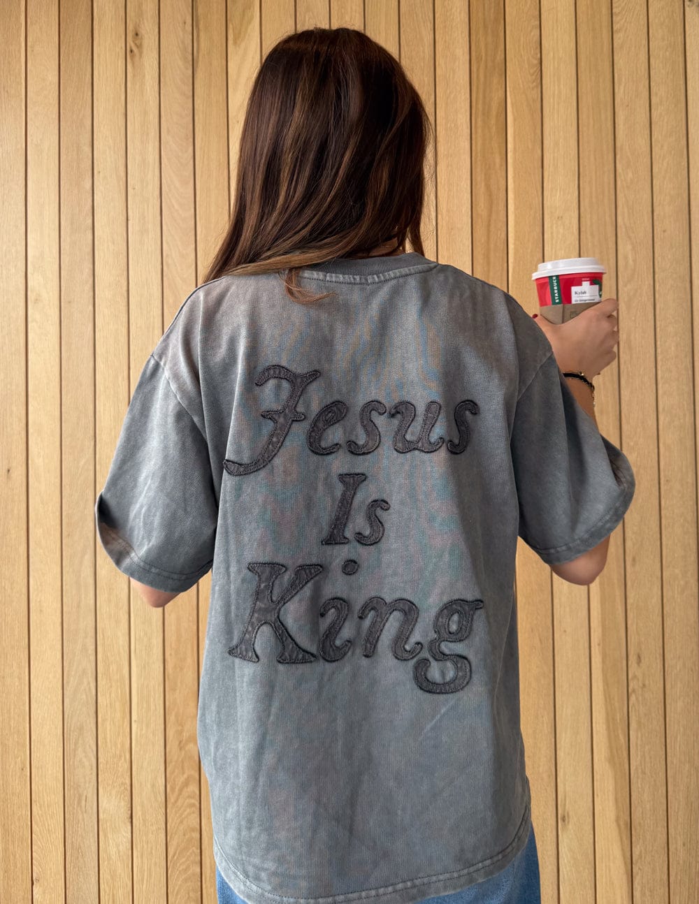 Not Sorry Jesus Is King Heavyweight Tee - A-1 Thread Vault