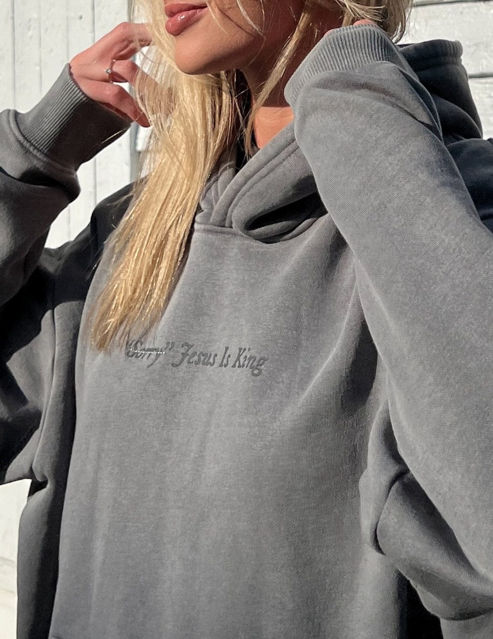 Not Sorry Jesus Is King Unisex Hoodie - A-1 Thread Vault