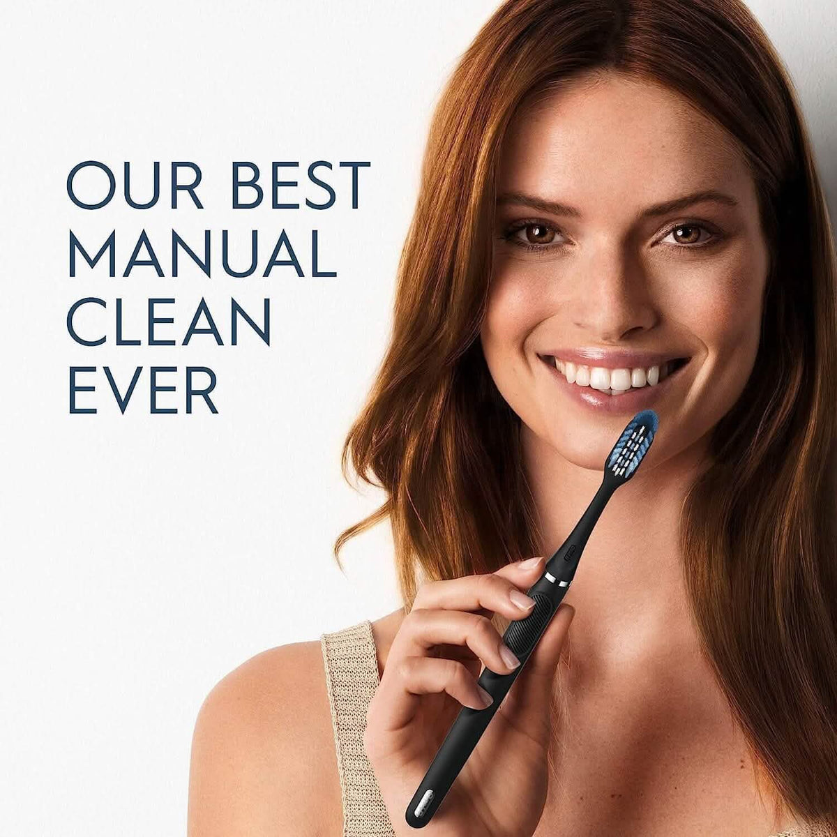 Oral-B Clic Deluxe Starter Kit, Manual Toothbrush with 3 Brush Heads & Magnetic Brush Mount - A-1 Thread Vault