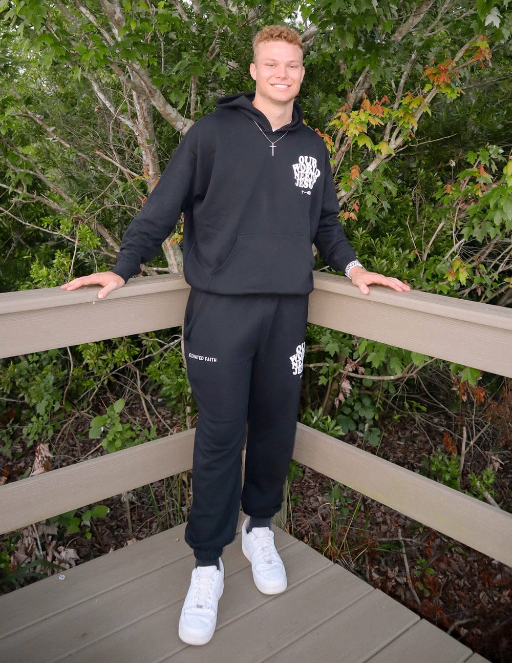 Our World Needs Jesus Black Unisex Sweatpant - A-1 Thread Vault
