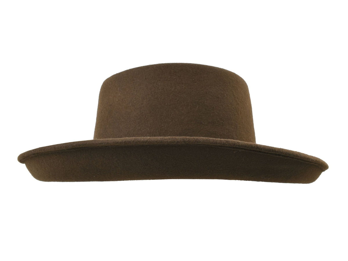 Outdoor Merino wool felt hat Rust