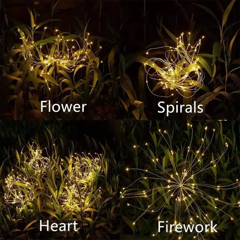 Outdoor Solar Garden Lights with 8 Lighting Modes - A-1 Thread Vault