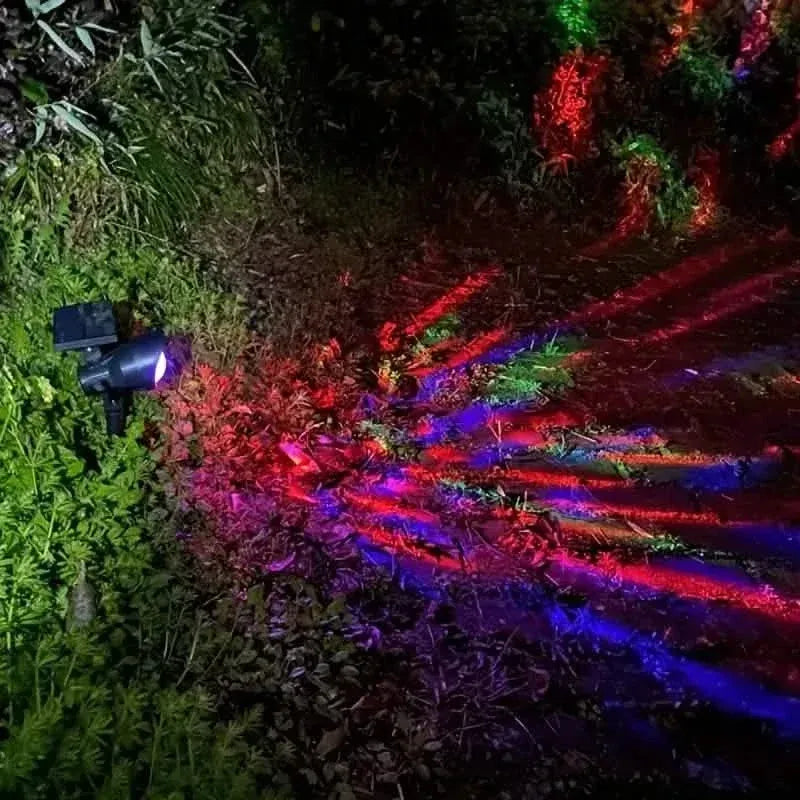 Outdoor Solar Rotating Color Projection Lamp - A-1 Thread Vault