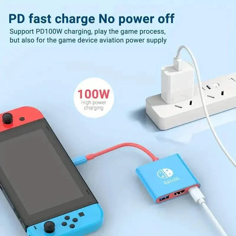 PD100W Docking Station For Nintendo Switch - A-1 Thread Vault