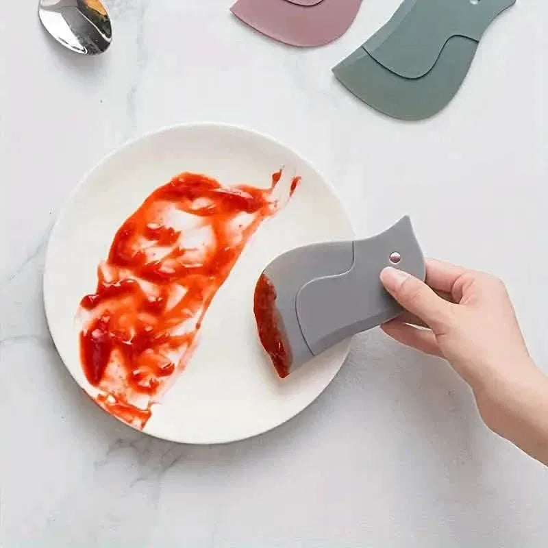 Penguin-shaped Soft Kitchen Stain Scraper Tool - A-1 Thread Vault