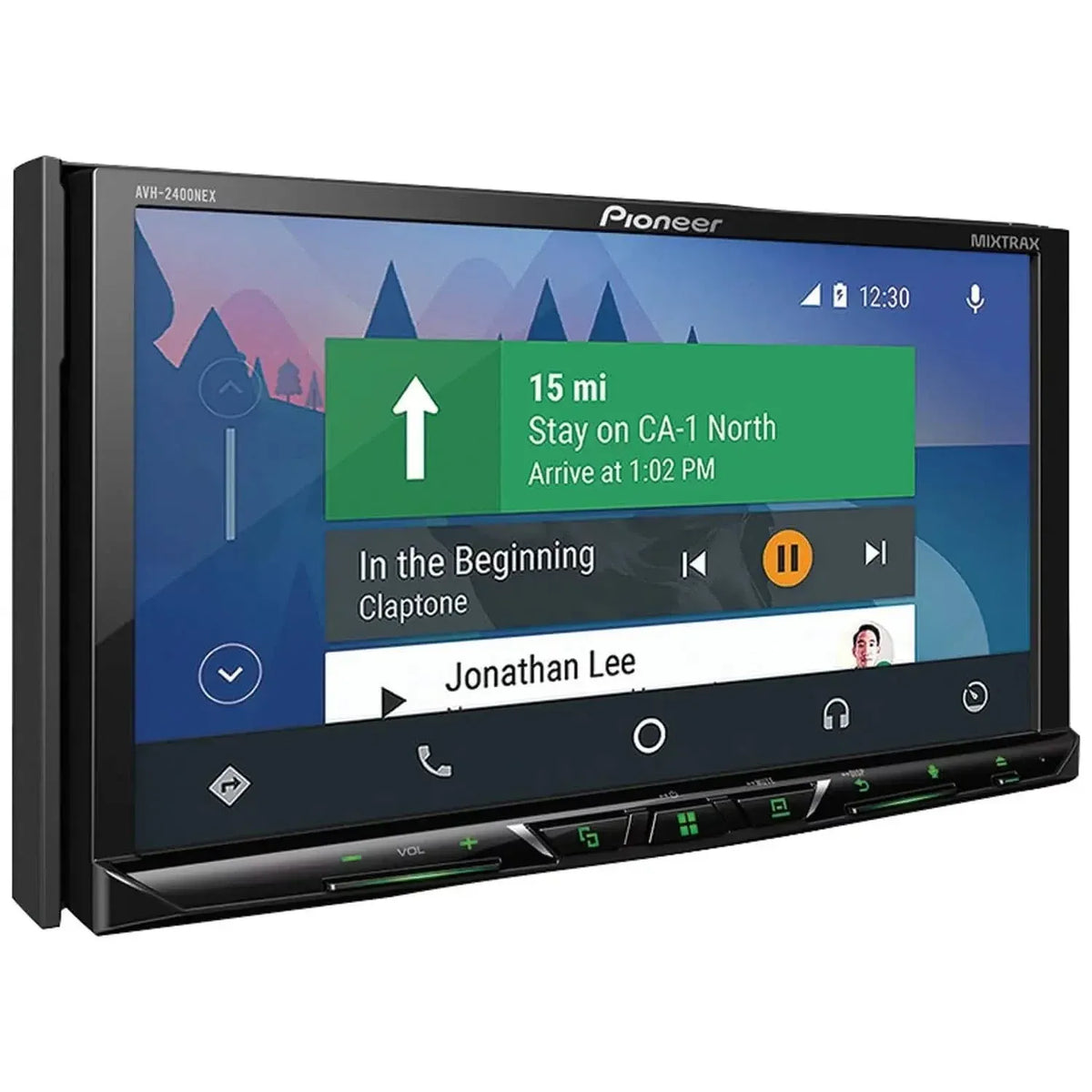 Pioneer AVH-2400NEX 7" Double-DIN In-Dash NEX DVD Receiver With Motorized Display, Bluetooth, Apple Carplay, Android Auto & SiriusXM Ready (Refurbished) - A-1 Thread Vault