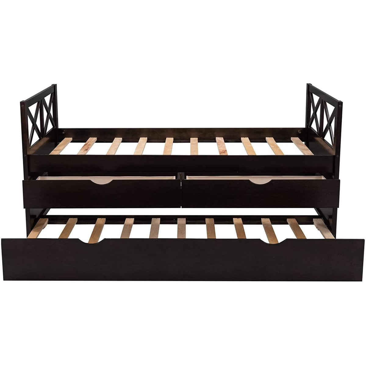 Platform Storage Bed with Trundle - A-1 Thread Vault