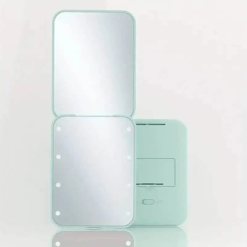 Pocket Mirror, 1X/3X Magnification LED Compact Travel Makeup Mirror - A-1 Thread Vault