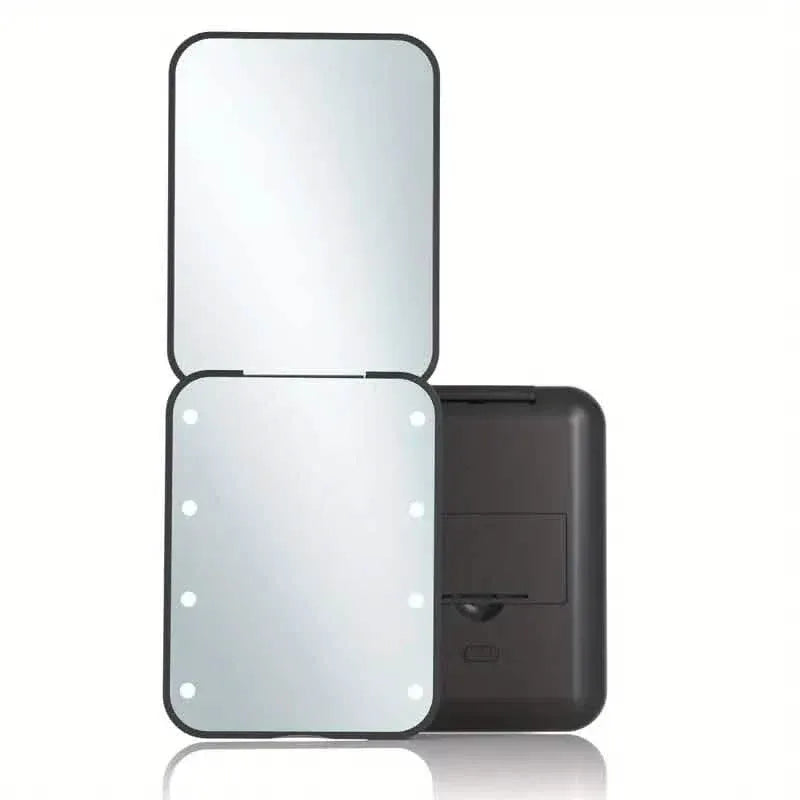 Pocket Mirror, 1X/3X Magnification LED Compact Travel Makeup Mirror - A-1 Thread Vault