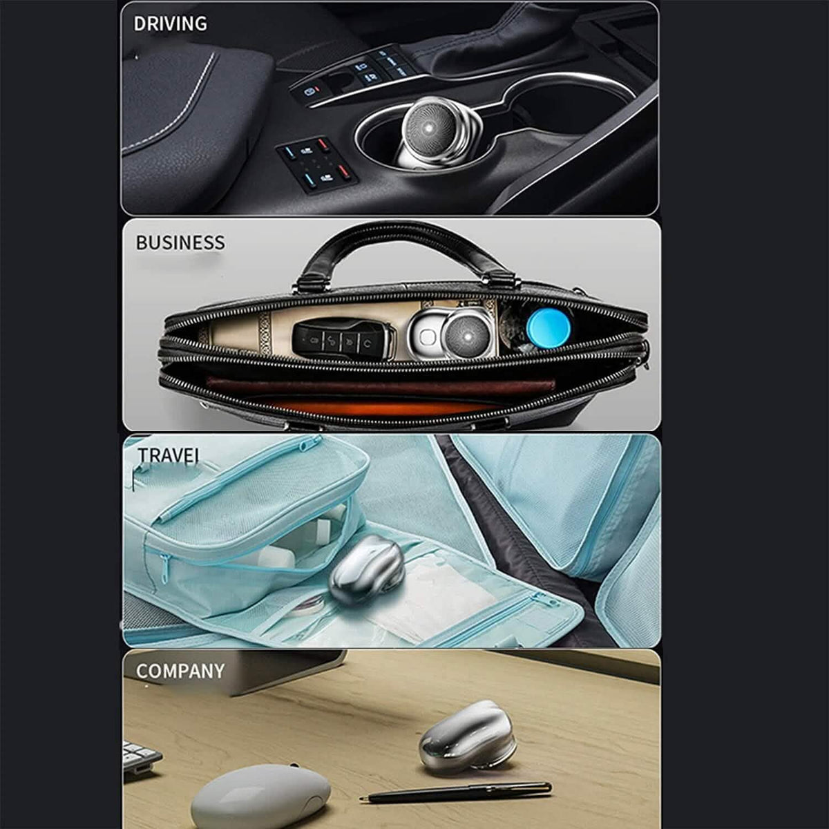 Pocket Size Portable Shaver Wet and Dry Mens Razor USB Rechargeable Shaver - A-1 Thread Vault