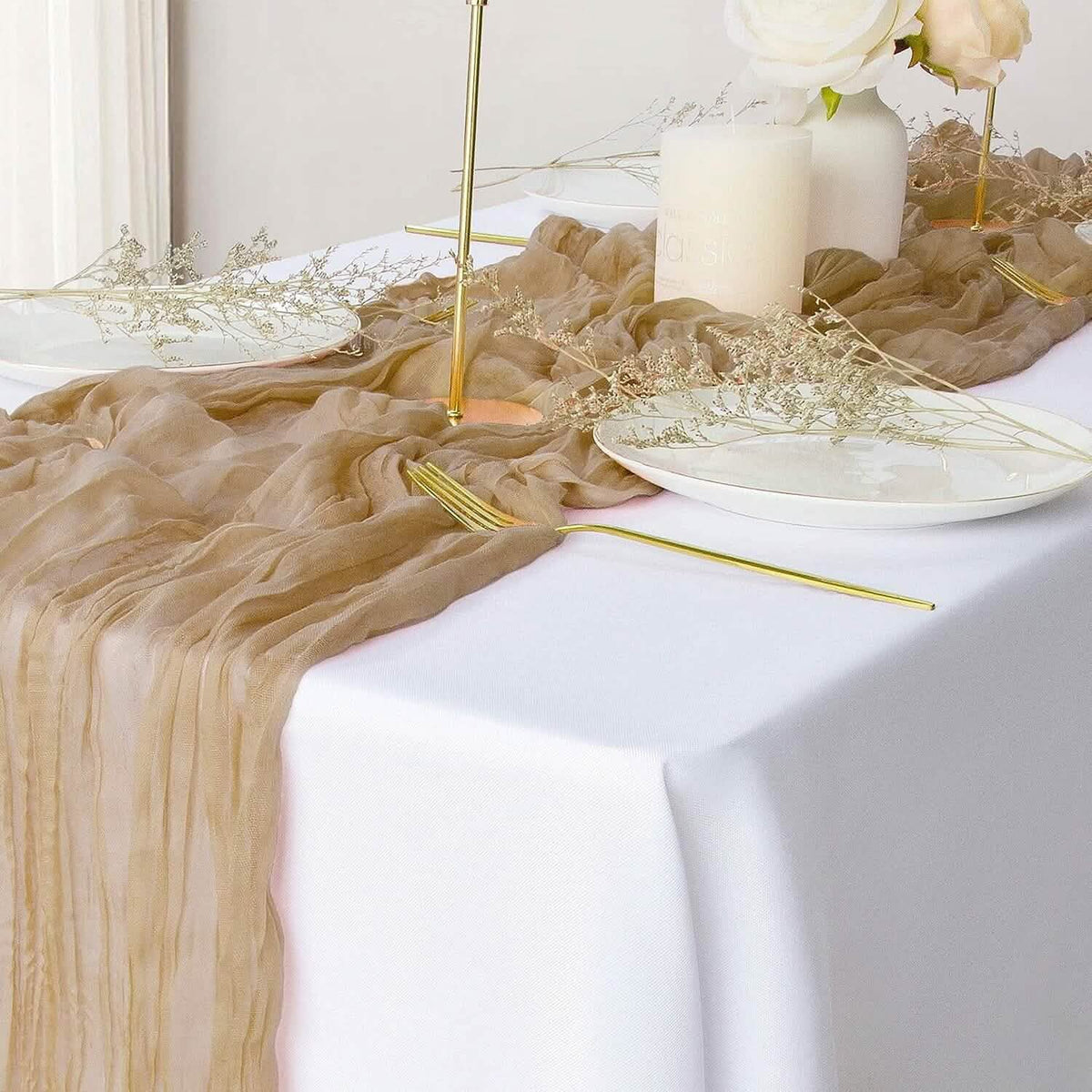 Polyester Crinkle Table Runner - A-1 Thread Vault