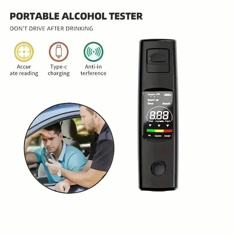 Portable Breathalyzer Alcohol Tester - A-1 Thread Vault