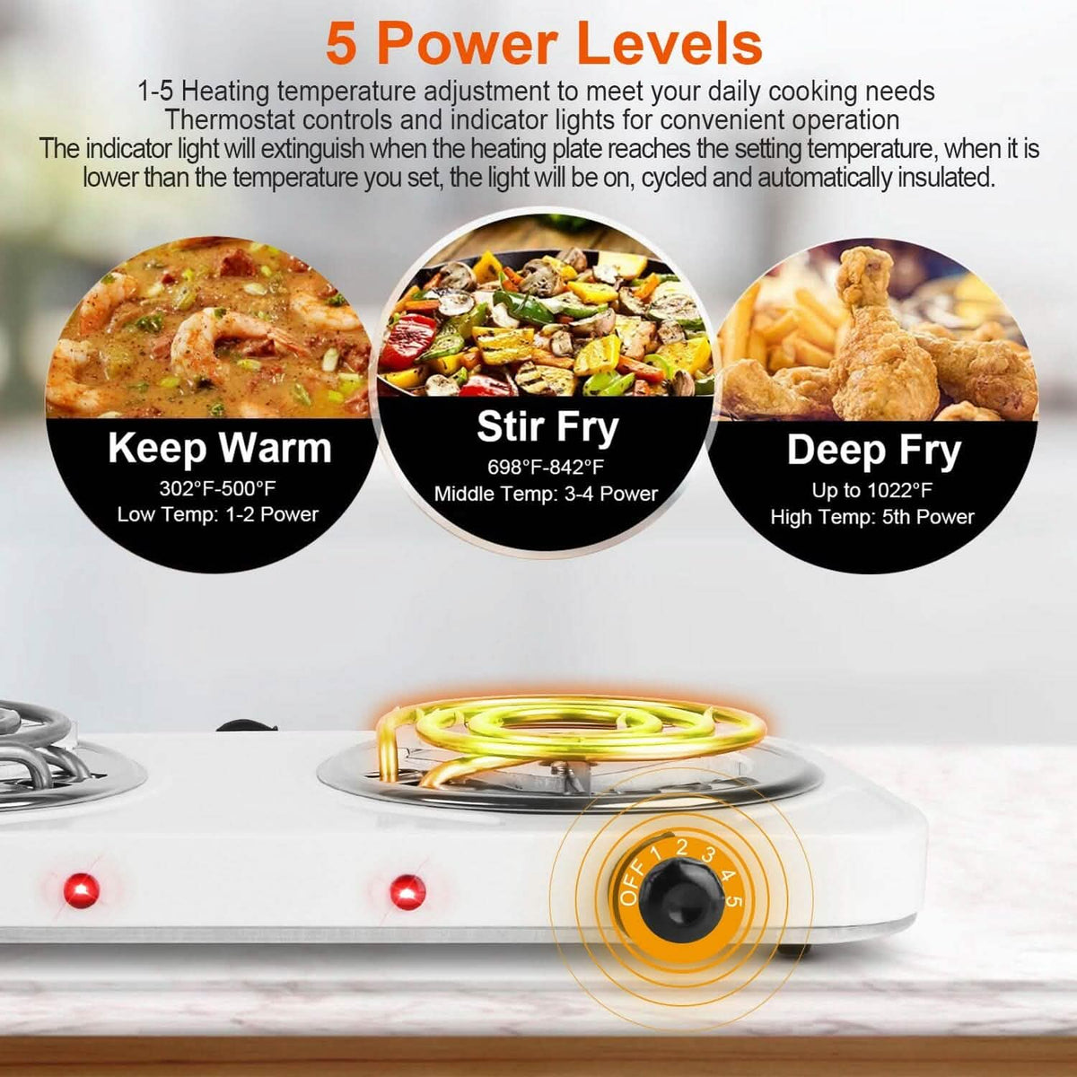 Portable Coil Heating Hot Plate Stove Countertop - A-1 Thread Vault