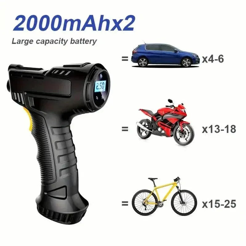 Portable Digital Tire Inflator with LED Light - A-1 Thread Vault