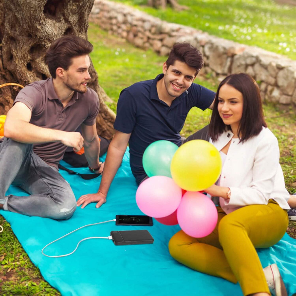 Portable Power Bank Phone Charger with 1 Micro USB Cable - A-1 Thread Vault