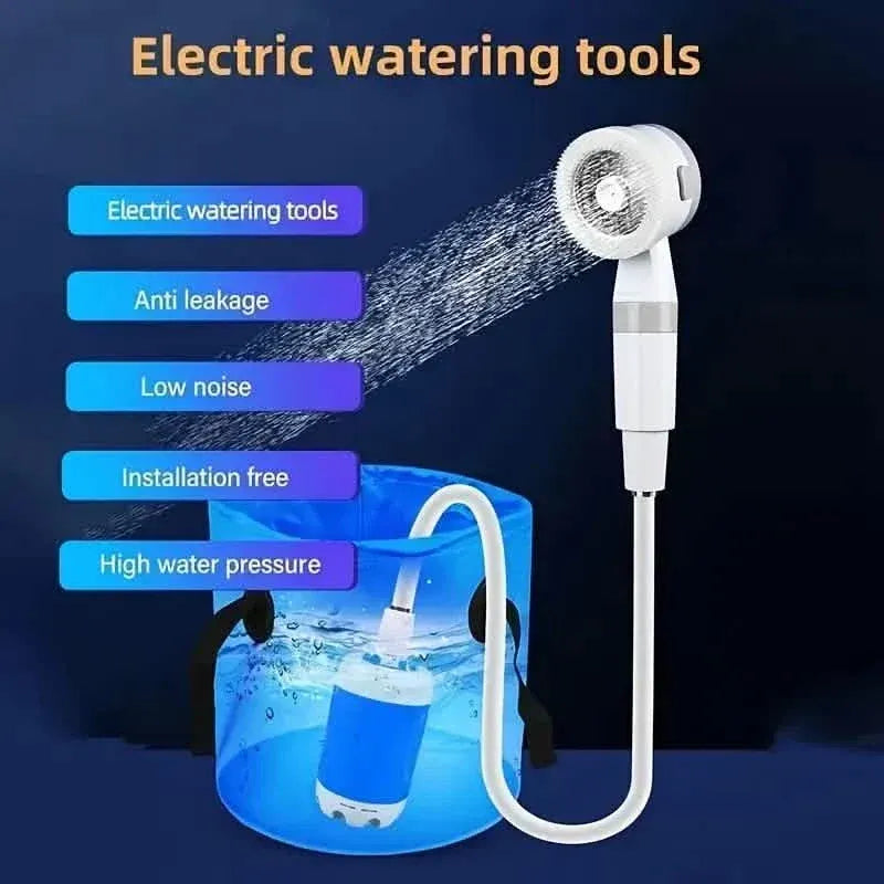 Portable Rechargeable Watering System – Outdoor Shower & Camping Bath - A-1 Thread Vault