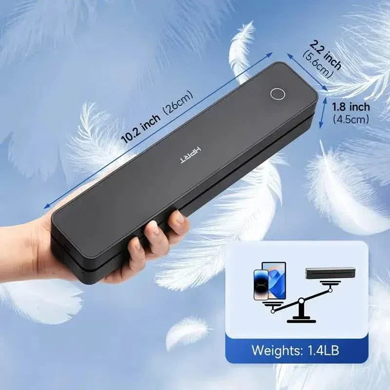 Portable Wireless Thermal Printer – 203DPI, A4 & Letter, USB Charging - A-1 Thread Vault