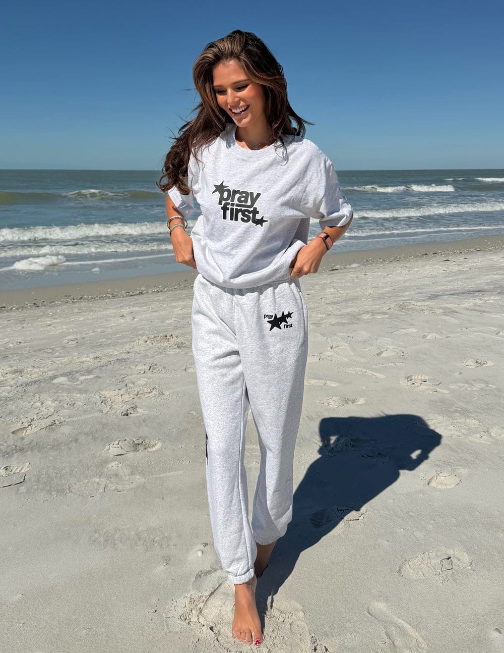 Pray First Unisex Sweatpant - A-1 Thread Vault