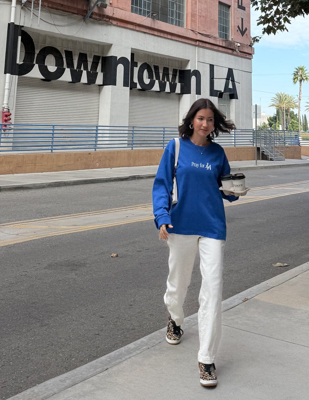 Pray for Los Angeles LS Heavyweight Tee - A-1 Thread Vault