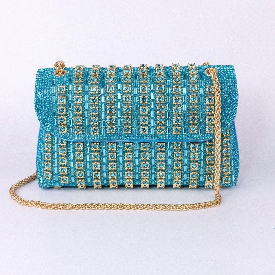 Premium Crystal Rhinestone Evening Clutch Bag (MAC427) - A-1 Thread Vault