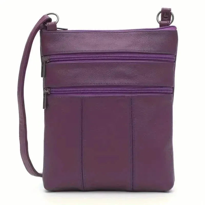 Premium Leather Organizer Purse Women's Handbag Travel Bag - A-1 Thread Vault