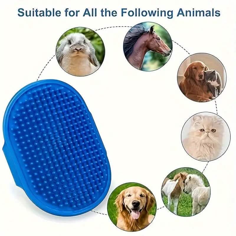 Premium Pet Grooming Brush with Adjustable Ring Handle - A-1 Thread Vault