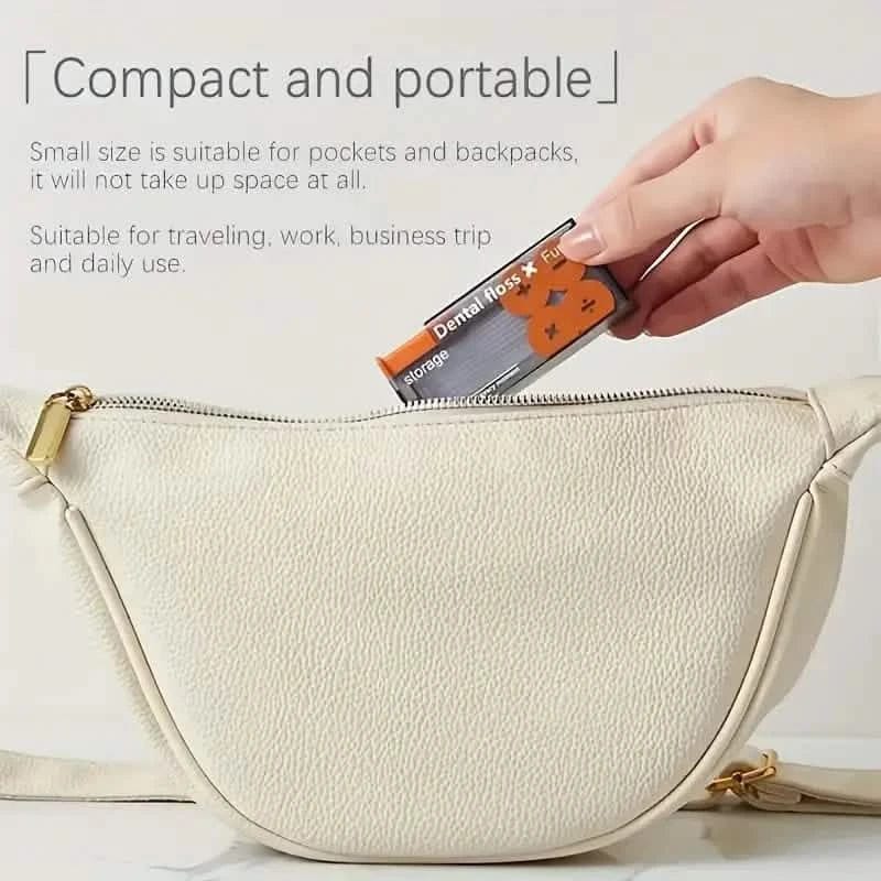 Premium Portable Dental Floss Dispenser - A-1 Thread Vault