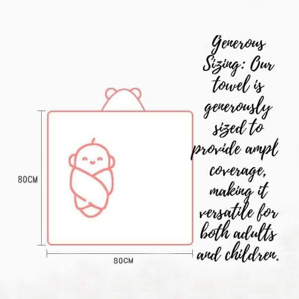 Premium Ultra-Soft Hooded Baby Towels - A-1 Thread Vault