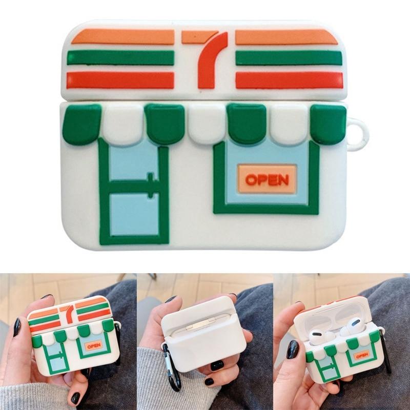 Cartoon Cute Convenience Store Airpods Pro Case - A-1 Thread Vault