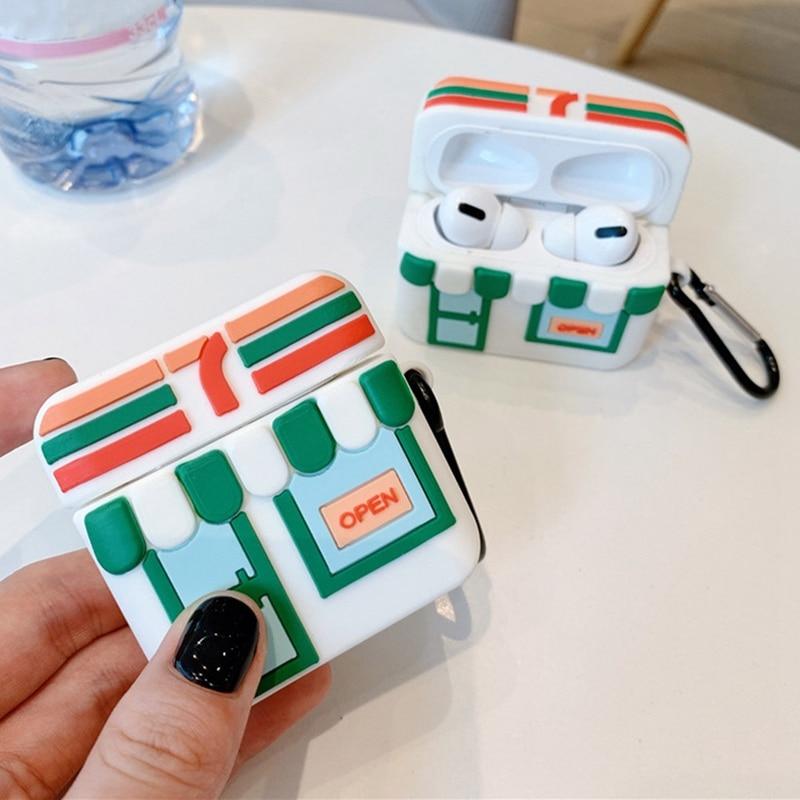 Cartoon Cute Convenience Store Airpods Pro Case - A-1 Thread Vault