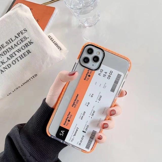 First Class Plane Ticket iPhone Case - A-1 Thread Vault