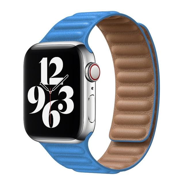 Leather Link Apple Watch Bands - A-1 Thread Vault