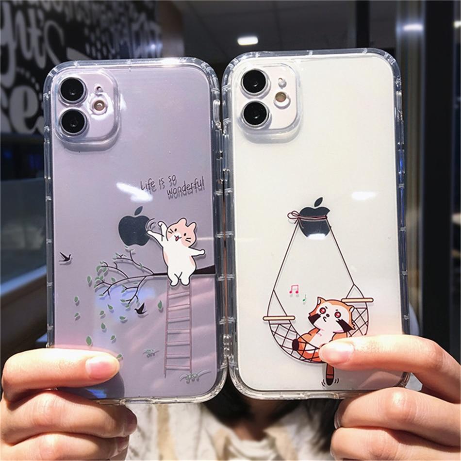 Cute Cat Painting iPhone Case - A-1 Thread Vault