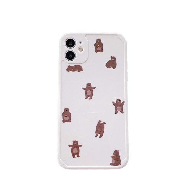 Cute Cartoon Animals iPhone Case - A-1 Thread Vault