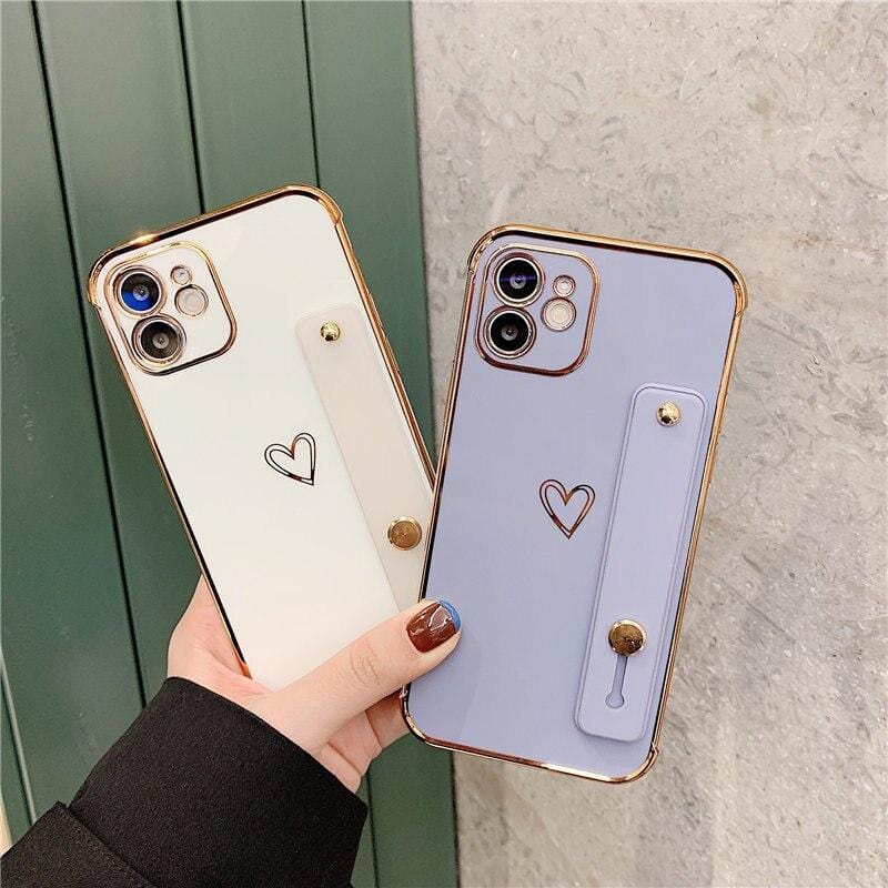 Wrist Strap Electroplated Bumper iPhone Case - A-1 Thread Vault